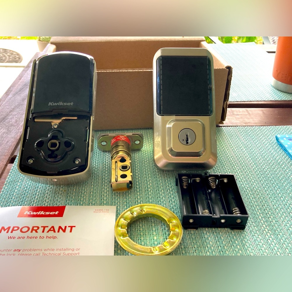 Kwikset keyless entry.
